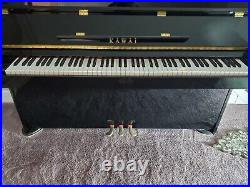 Kawai 88-key Upright Piano, 58 inches, Polished Finish, Bench Included