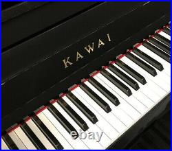 Kawai BS2A 49 Upright Piano Picarzo Pianos Polished Ebony Model VIDEO
