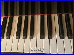 Kawai Black Lacquer Upright Piano Circa 1987 Good Condition with Bench