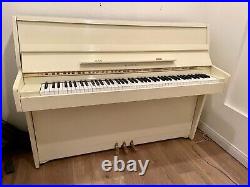 Kawai CE-7 Upright Piano 42 Polished Ivory/White