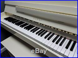 Kawai CX-5 Polished White 42 Upright Piano (Pre-Owned) Mfg 1989 in Japan