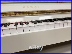 Kawai CX-5 Polished White (Pre-Owned) Mfg 1989 in Japan 42 Upright Piano