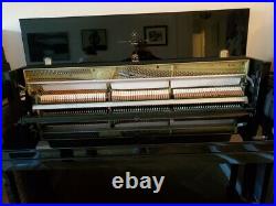 Kawai Ebony Upright Piano & Bench, Perect Condition