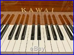 Kawai KL-702 Tall Upright Piano 52 Polished Walnut