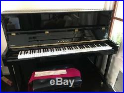 Kawai K-3 Upright Piano, black Ebony
