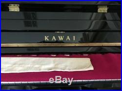 Kawai K-3 Upright Piano, black Ebony