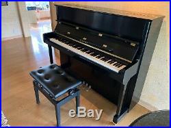 Kawai K-3 Upright Piano in Black Ebony MINT