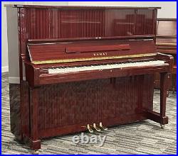 Kawai K-50E 49 Upright Piano Picarzo Pianos Polished Mahogany Model