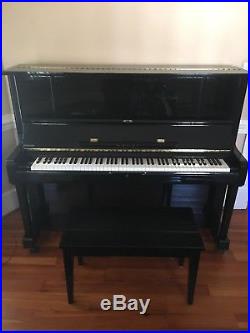 Kawai K-50E Upright Piano ebony finish, bench included, excellent condition