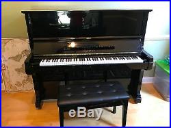 Kawai K Series Upright Black Piano