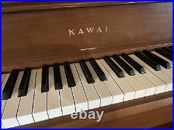 Kawai Studio 43 Upright Piano, Designer Series Walnut Wood Finish