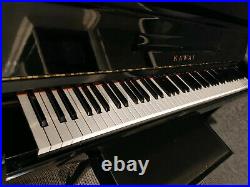 Kawai Upright Piano K20, Ebony black lacquered