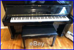 Kawai Upright Piano M872341 BL-31 Special Ebony French Finish 1976