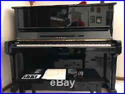 Kawai VT132 Upright 52 Piano Ebony Polish Perfect Condition Vari-Touch