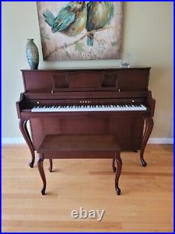 Kawai piano upright 508 decorator console