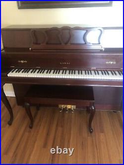 Kawai semi professional 48 Upright piano 606frc Model Number Cherry Color