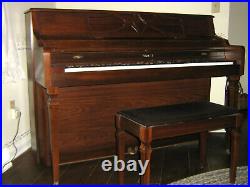 Kimball 42 Special Ed Piano & Padded Bench French Provincial Cherry USA 1 owner