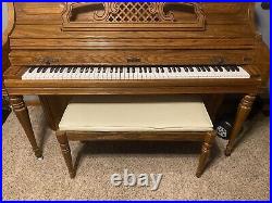 Kimball Artist Console upright piano