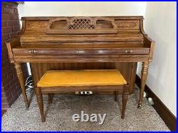 Kimball Console Upright Piano and Bench