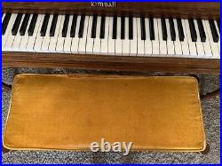 Kimball Console Upright Piano and Bench