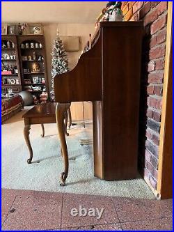 Kimball Console Upright Piano and Bench 42 High