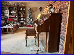 Kimball Console Upright Piano and Bench 42 High