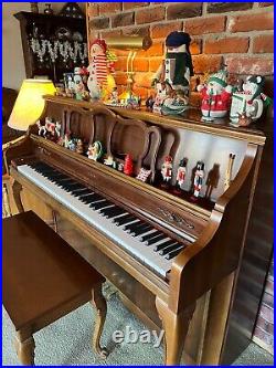 Kimball Console Upright Piano and Bench 42 High