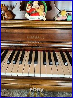 Kimball Console Upright Piano and Bench 42 High