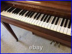 Kimball Dark Wood Console or Spinet Piano Exceptional