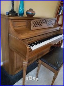 Kimball Upright Piano with storage bench & Many Books PICK UP ONLY Brighton, MI
