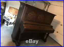 Kimball Victorian Piano in Oak Cabinet, 55