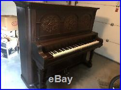 Kimball Victorian Piano in Oak Cabinet, 55