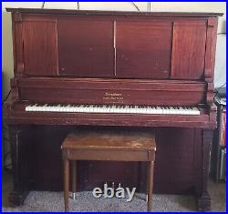Kingsbury Carola Inner-Player Piano, witho player, and Bench