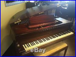 Knabe Baby Grand Piano Walnut Los Angeles 127784