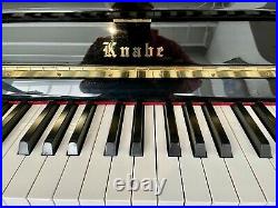 Knabe KV-45 Upright Piano 45 Polished Ebony