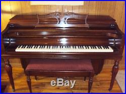 Knabe Upright Piano Vintage Fully Functional With Bench Good Condition