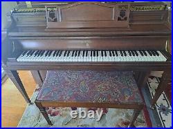 Knabe Upright Piano with Bench