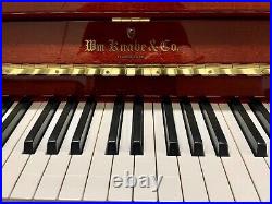 Knabe WV-142 Upright Piano 42 1/2 Polished Mahogany