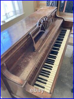 Koehler & Campbell Spinet piano, completely restored bench included