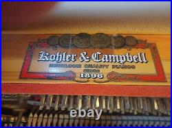 Kohler & Campbell Console Piano with bench good condition