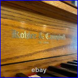 Kohler & Campbell SKV430 Satin Walnut 44 Console Piano Serial # IFHA0283 c. 1996