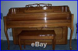 Kohler&Campbell Spinet Piano, 88 keys, good working cond