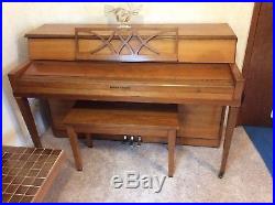 Kohler Campbell Spinet Piano Good Condition 4 ft. Tall 5 ft Long 2 Ft. W. 400Lbs