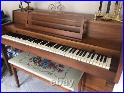 Kohler & Campbell Studio Piano with Bench 57 x 25 x 37 orig owner