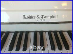 Kohler & Campbell Upright Piano SKV108 IVORY