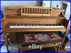Kohler& Campbell piano used condition last tuned one year ago. Includes bench