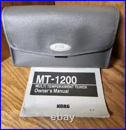 Korg MT-1200 Master Tune Multi Temperament Tuner Fully Working-Perfect Condition
