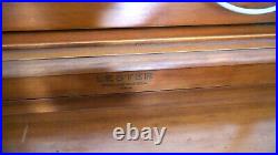 Lester Spinet Upright'Betsy Ross' 1956 Maple piano RARE CURVED KEYS