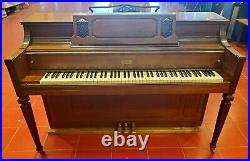 Lowrey Concert Tone Upright Piano, Height 41, Cushioned Bench, Walnut #57743