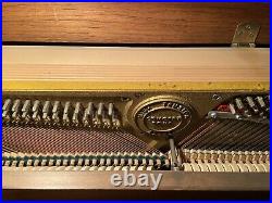 Lowrey Upright Piano Used Good Condition With Piano Bench and Lamp